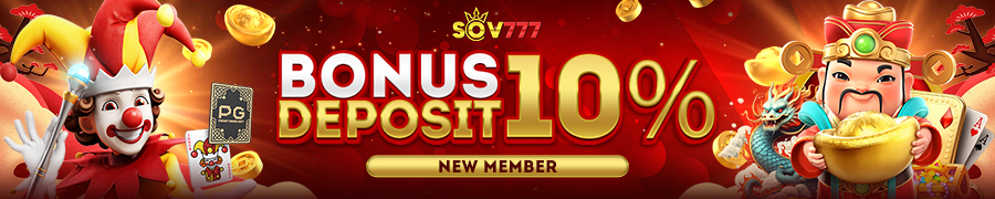 BONUS DEPOSIT NEW MEMBER 10%